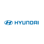 Hyundai logo on a white background.