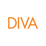The logo for diva on a white background.