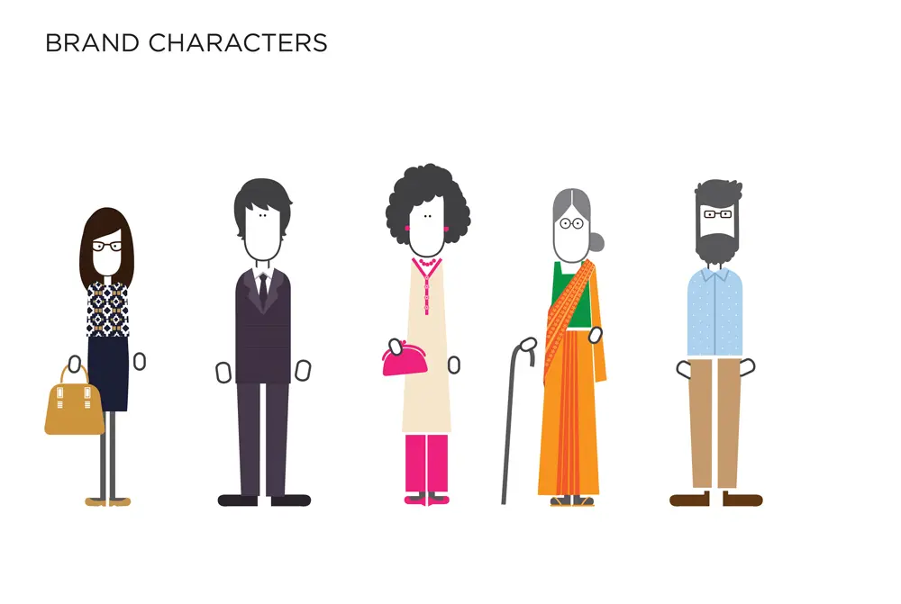 Brand characters vector | price 1 credit usd $1.